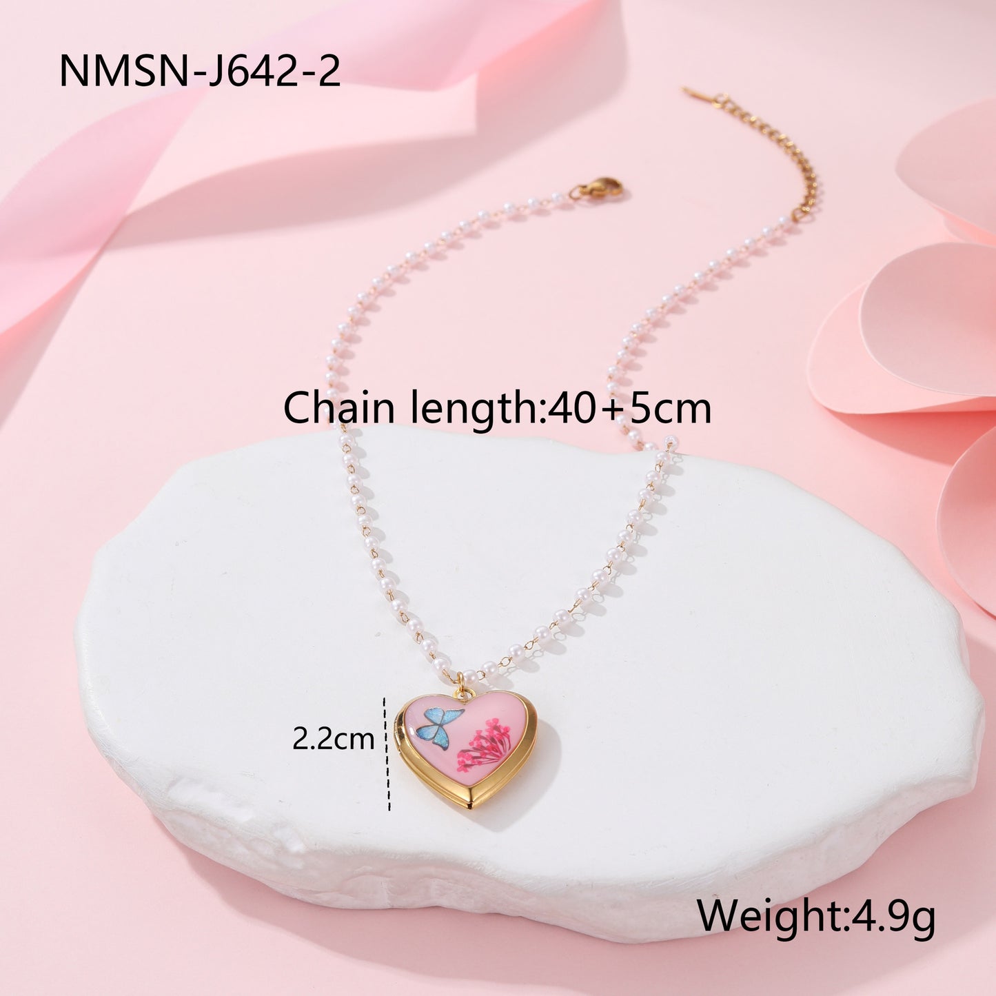 Ins Fashion Love Photo Box Stainless Steel Necklace