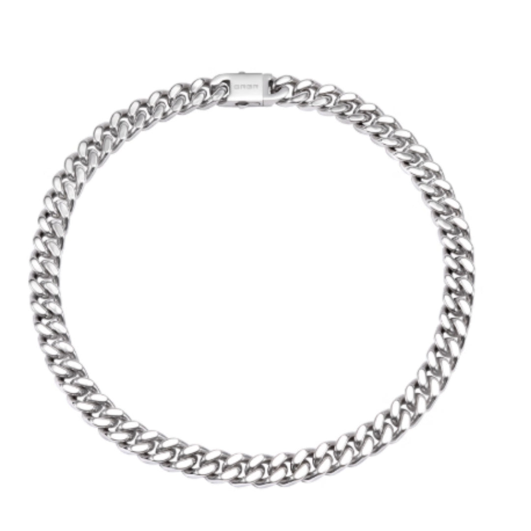 Hip-hop Necklace Titanium Steel Cuban Choker Clavicle Chain