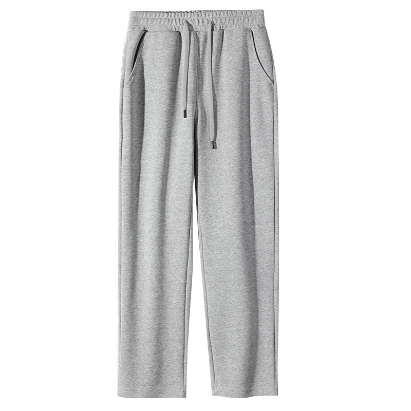 Casual Pants Elastic Waist Heavy Loose Track Pants Men's And Women's Casual Straight-leg