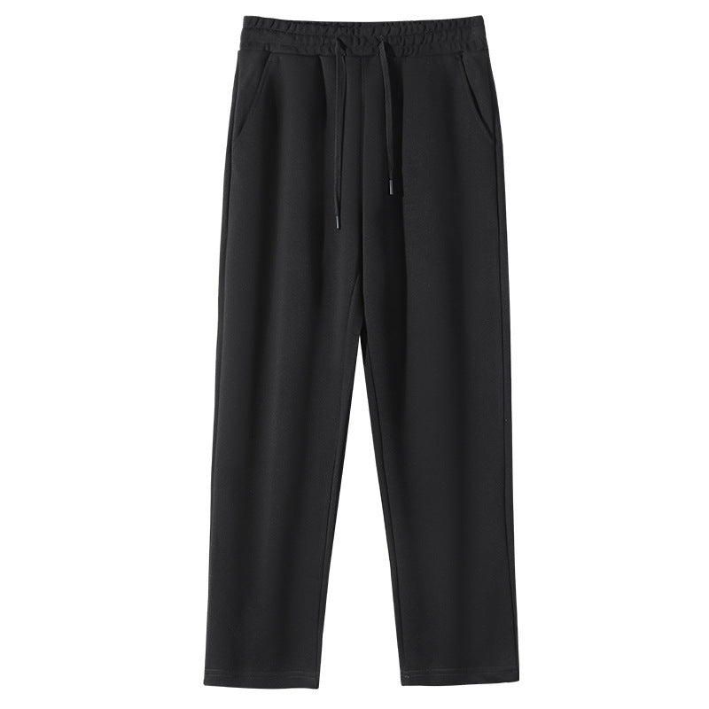 Casual Pants Elastic Waist Heavy Loose Track Pants Men's And Women's Casual Straight-leg
