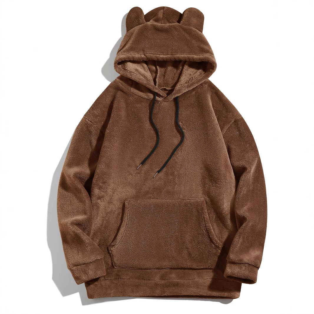 Men's Casual Cool Fashion Sweater Coral Fleece Jacket