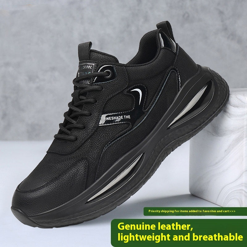 Leather Casual White Shoes Men's Outdoor Mountaineering