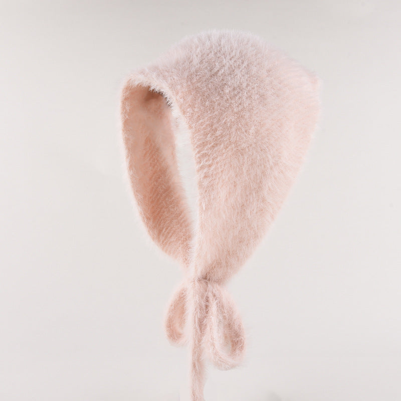 Women's Autumn And Winter Warm Plush Knitted Hat