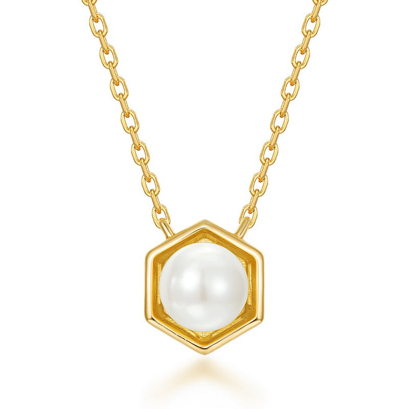 Twelve Birthstone S925 Silver Inlay Multicolor Cultivation Colored Gems Clavicle Chain Simple Necklace
