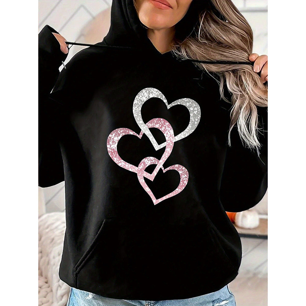 Hooded Hoodie Design With Printed Top
