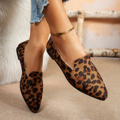 Casual Flat Pointed Toe Women's Thin Shoes