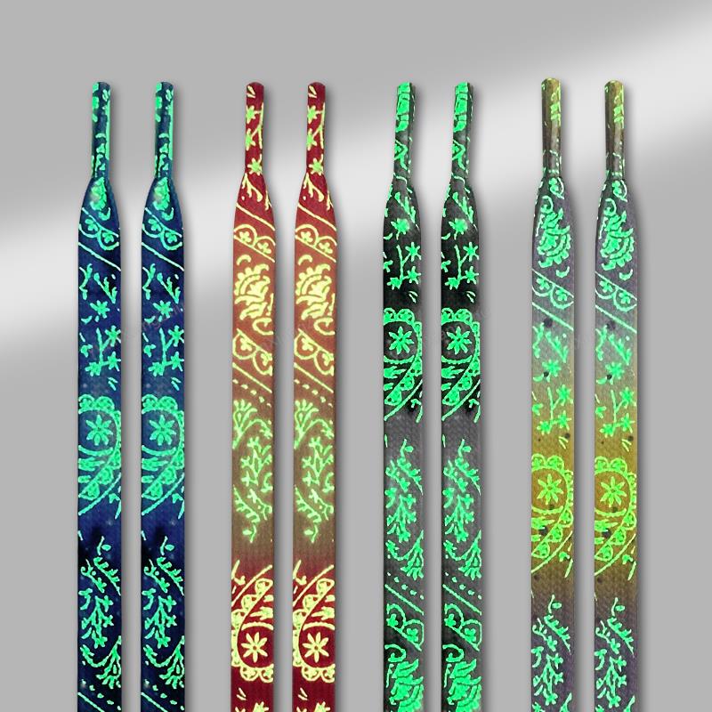 1 Pair of Vibrant Luminous Shoelaces - High-Quality Fluorescent Night Glow Shoelaces for Sneakers and Flat Shoes - 120/140/160CM/47.24/55.12/62.99inch Long, Durable, and Easy to Install