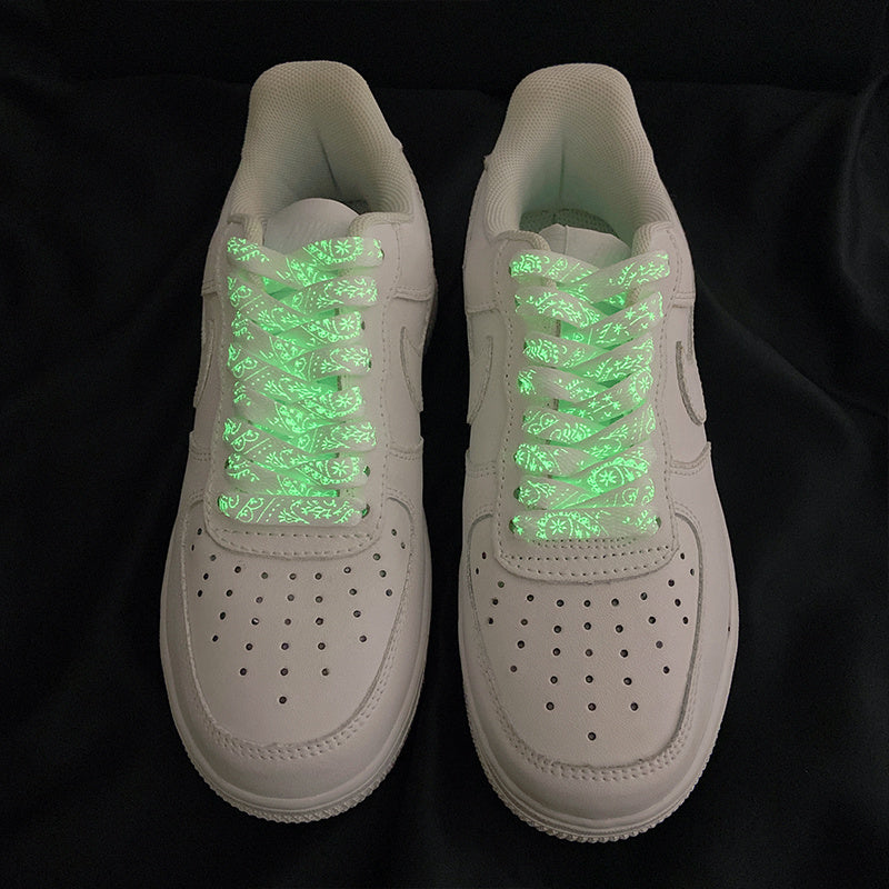 1 Pair of Vibrant Luminous Shoelaces - High-Quality Fluorescent Night Glow Shoelaces for Sneakers and Flat Shoes - 120/140/160CM/47.24/55.12/62.99inch Long, Durable, and Easy to Install