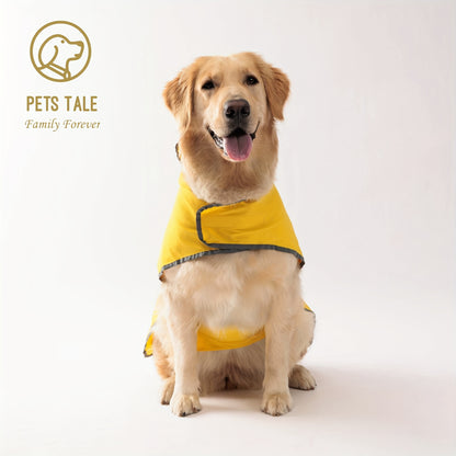 [Reversible Dog Raincoat] PETS TALE Reversible Dog Raincoat, 1pc | Polyester Pet Jacket with Duck Print, Machine Washable, Adjustable Straps for Small to Extra Large Breeds