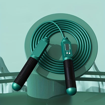 1pc Weighted Skipping Rope For Fitness, Weight Loss, And Fat Burning - Ideal For Students And Adults