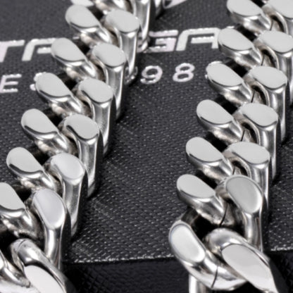 Hip-hop Necklace Titanium Steel Cuban Choker Clavicle Chain