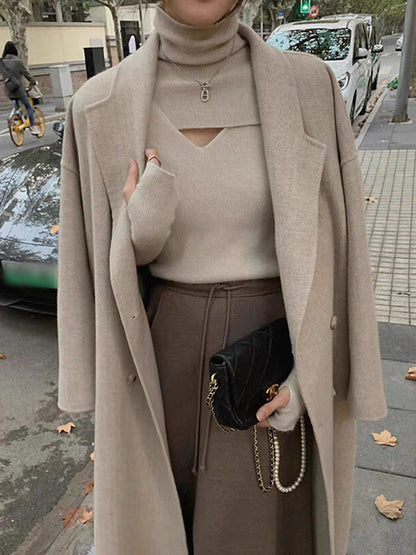 Women's Spring Autumn Underwear Turtleneck Slim Top