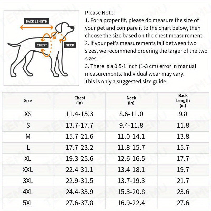 [Reversible Dog Raincoat] PETS TALE Reversible Dog Raincoat, 1pc | Polyester Pet Jacket with Duck Print, Machine Washable, Adjustable Straps for Small to Extra Large Breeds