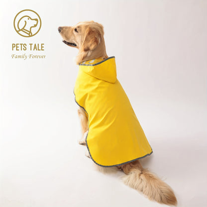 [Reversible Dog Raincoat] PETS TALE Reversible Dog Raincoat, 1pc | Polyester Pet Jacket with Duck Print, Machine Washable, Adjustable Straps for Small to Extra Large Breeds