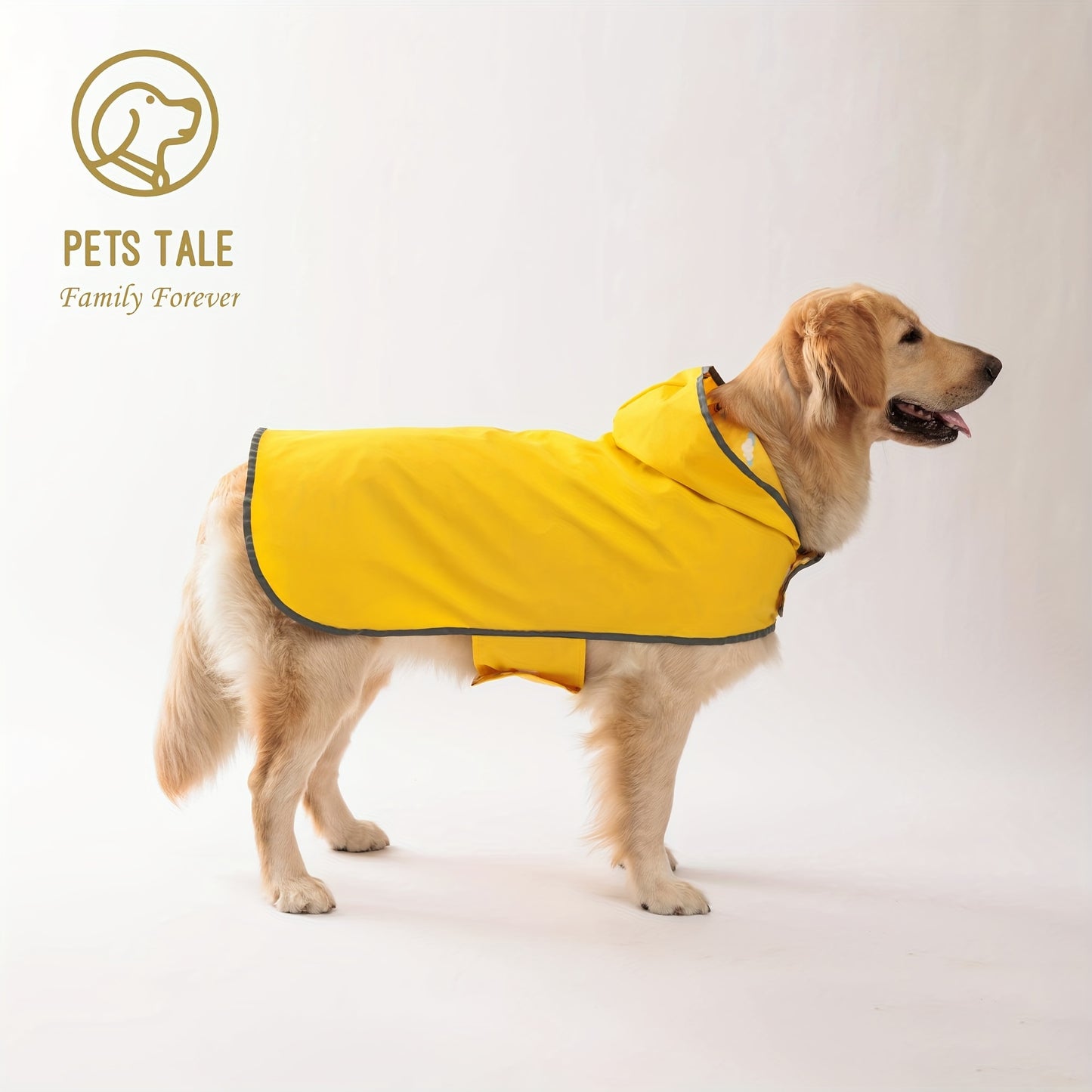 [Reversible Dog Raincoat] PETS TALE Reversible Dog Raincoat, 1pc | Polyester Pet Jacket with Duck Print, Machine Washable, Adjustable Straps for Small to Extra Large Breeds