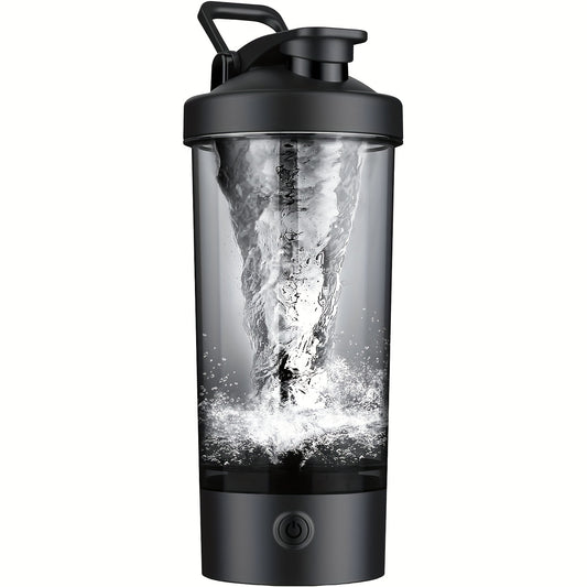[Electric Protein Shaker Bottle] USB-Powered Electric Protein Shaker Bottle with Self-Stirring Blender | 24oz/700ml BPA-Free Tritan Cup, One-Touch Mixing, Portable USB-C Charging for Protein Shakes, Meal Replacements, Smoothi