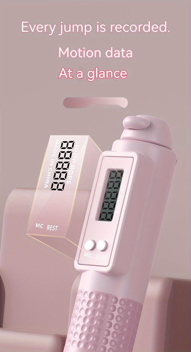 1pc Weighted Skipping Rope For Fitness, Weight Loss, And Fat Burning - Ideal For Students And Adults