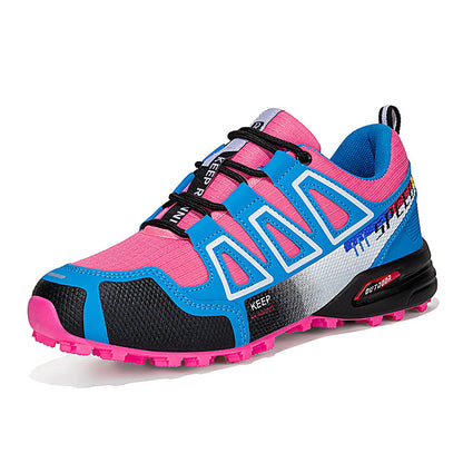 Hiking Breathable Large Size Shoes Front Lace-up