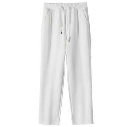 Casual Pants Elastic Waist Heavy Loose Track Pants Men's And Women's Casual Straight-leg