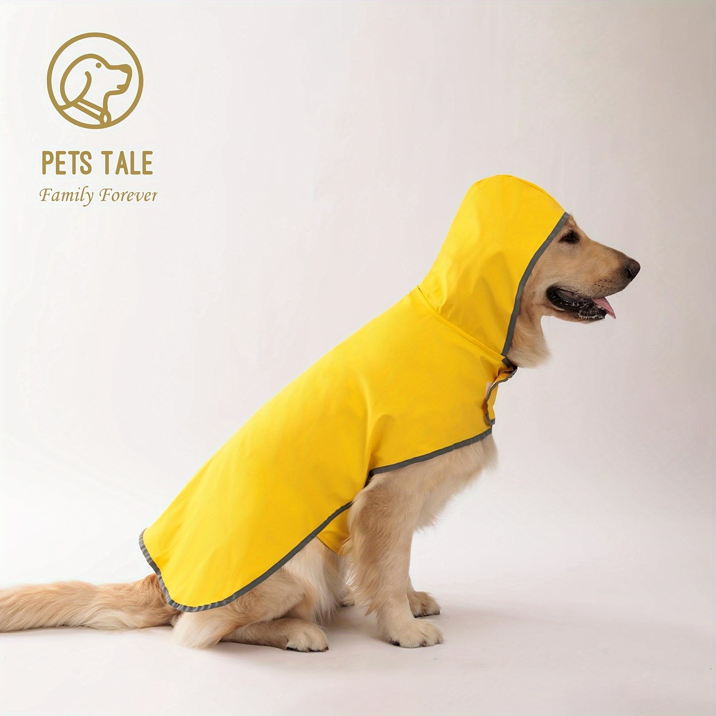 [Reversible Dog Raincoat] PETS TALE Reversible Dog Raincoat, 1pc | Polyester Pet Jacket with Duck Print, Machine Washable, Adjustable Straps for Small to Extra Large Breeds