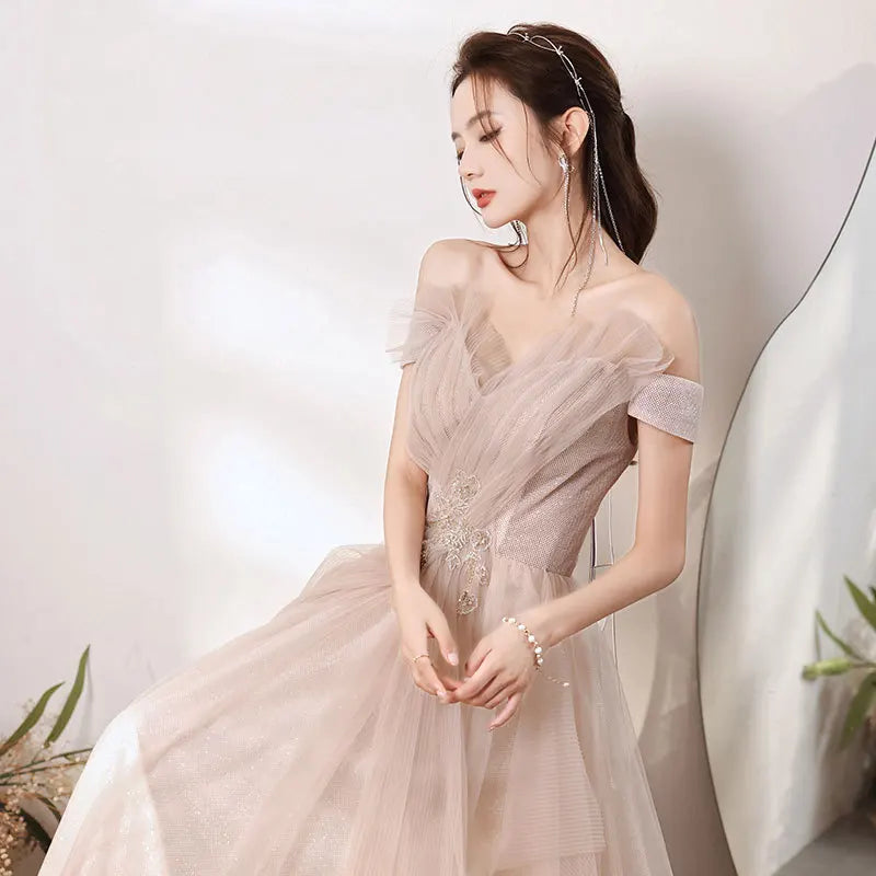 2022 Christmas Bridal Wedding Gown Bridesmaid Elegant Casual Maxi Lady Backless Prom Women's Evening Dresses