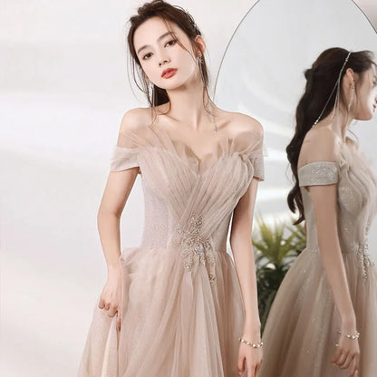 2022 Christmas Bridal Wedding Gown Bridesmaid Elegant Casual Maxi Lady Backless Prom Women's Evening Dresses
