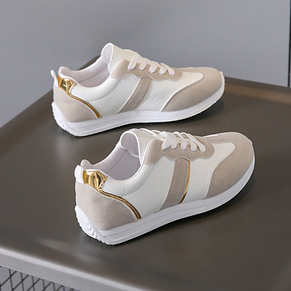 Casual Flat Sports Shoes Women's Low-top Large Size Cross-border Running Shoes