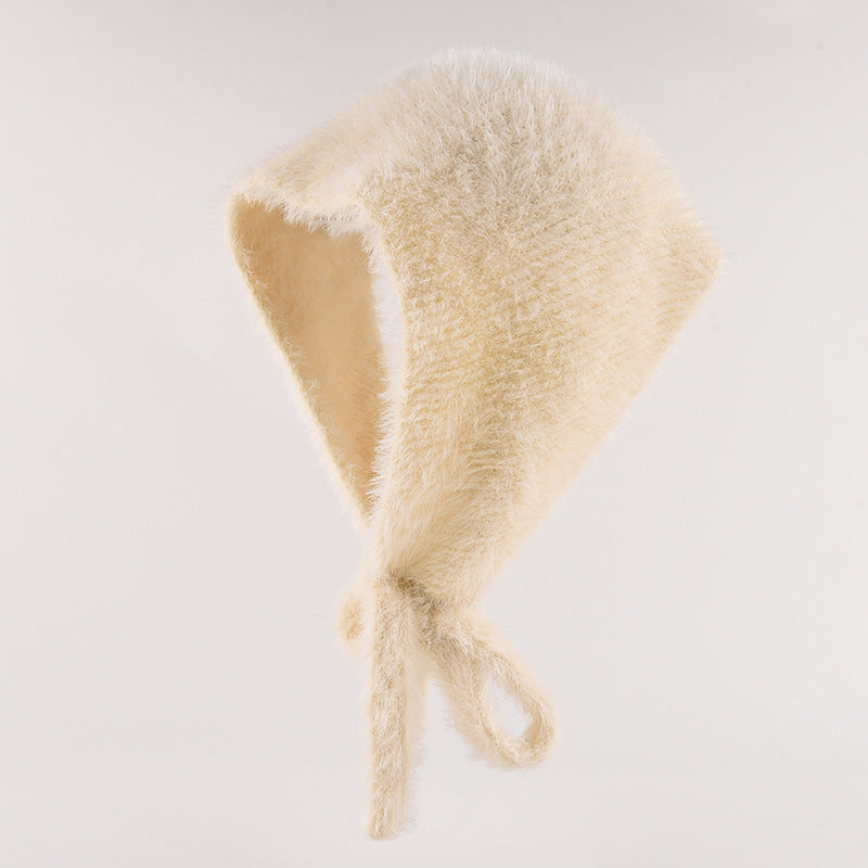 Women's Autumn And Winter Warm Plush Knitted Hat