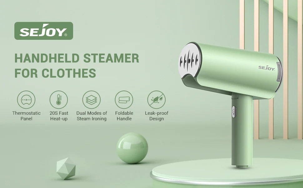 1000w Handheld Garment Steamer iron Home 110v/220v Electric Steam Cleaner Portable Foldable Mite Removal Flat Ironing Machine