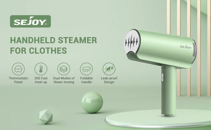 1000w Handheld Garment Steamer iron Home 110v/220v Electric Steam Cleaner Portable Foldable Mite Removal Flat Ironing Machine