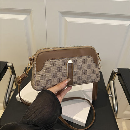 Chess Plaid Women's Bag Autumn And Winter Classic Style Portable