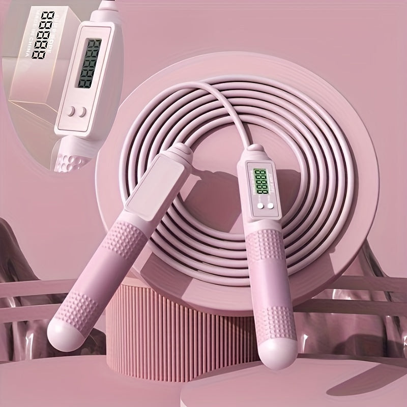 1pc Weighted Skipping Rope For Fitness, Weight Loss, And Fat Burning - Ideal For Students And Adults