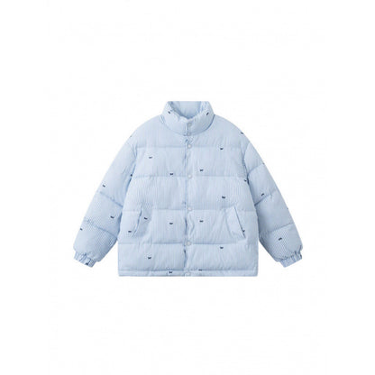 Women's Bow All-matching Thickened Coat
